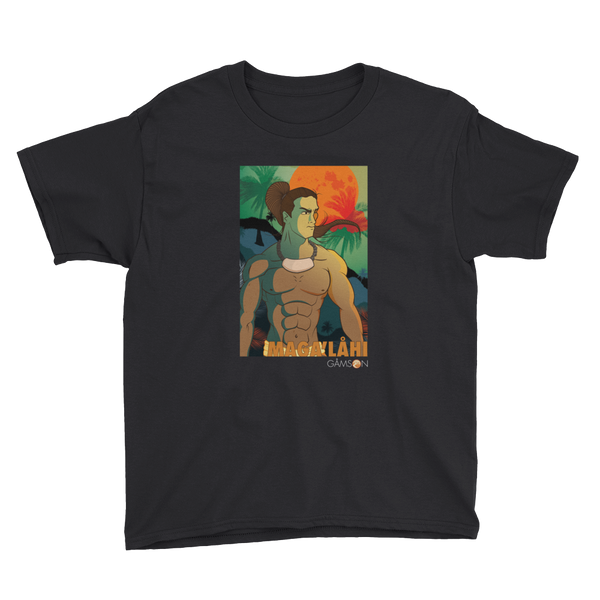 Youth Tees Maga'låhi Gåmson Art in Motion Tee: Youth - Kottura Innovations