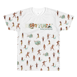 Adult Tees Takes A Village All-Over White Tee: Adult - Kottura Innovations